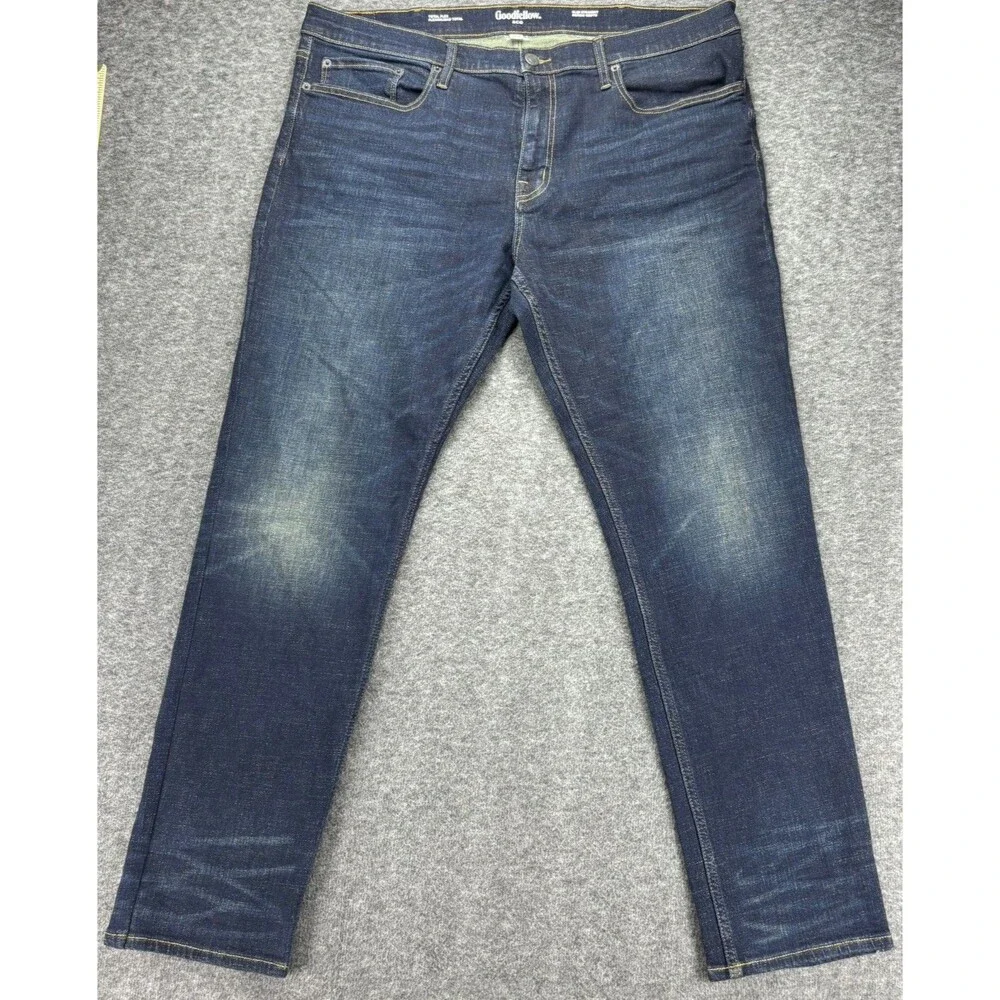 Goodfellow & Co Men’s Jeans 40x32 Slim Straight Total Flex Dark Wash Stretch
